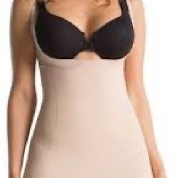 NWOT Spanx Assets Sara Blakely Black Open Bust Shapewear Sz S - Picture 4 of 7